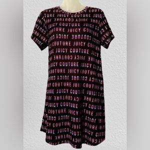 Juicy Couture Signature Logo Sleep Shirtdress Size M NEW